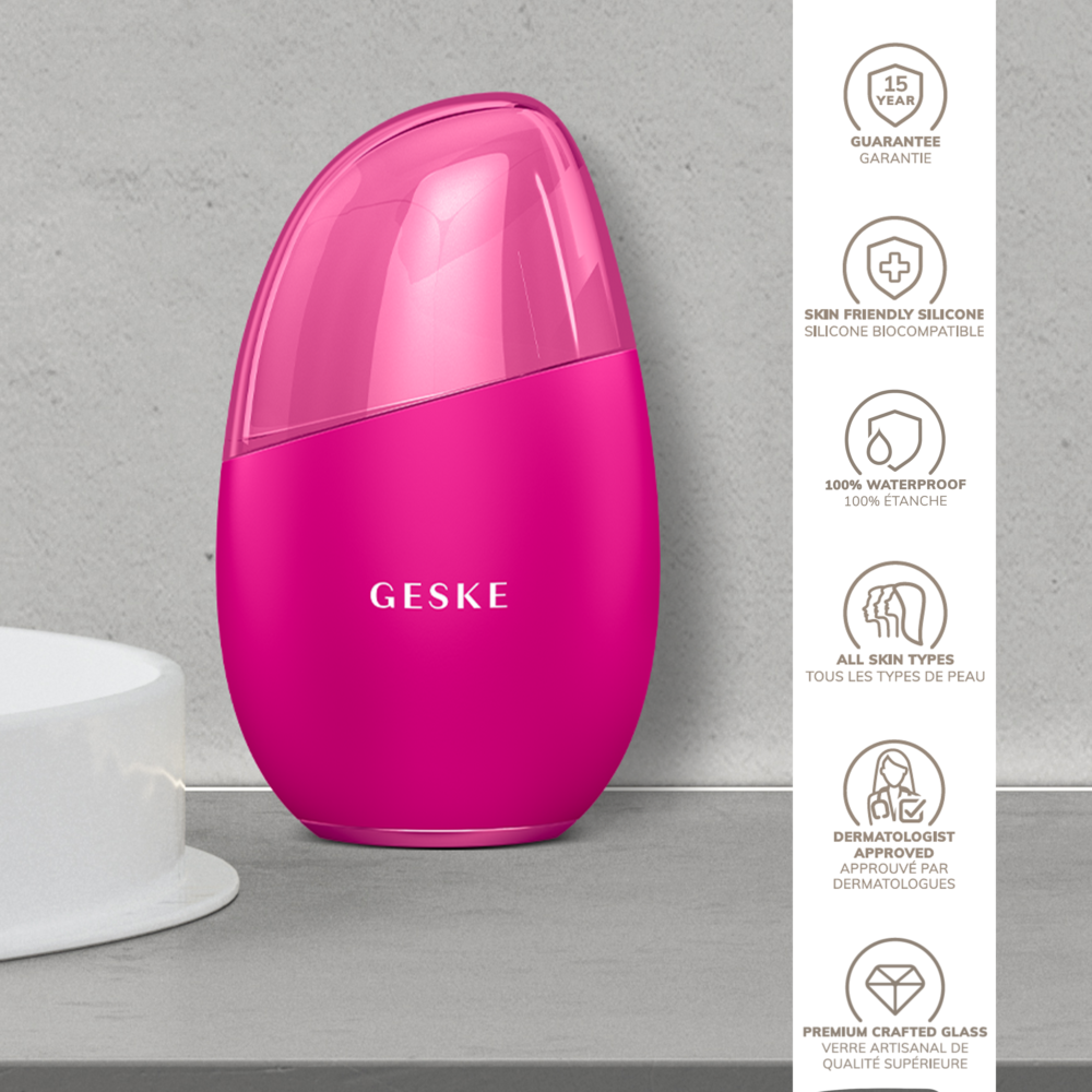 Cool & Warm Eye and Face Massager | 7 in 1 - Magenta - Image 4